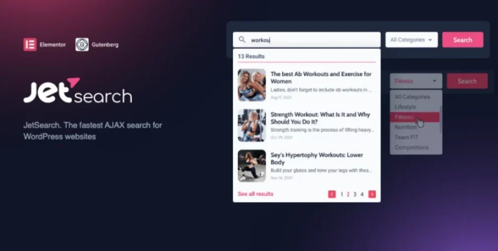 JetSearch For Elementor 3.5.5