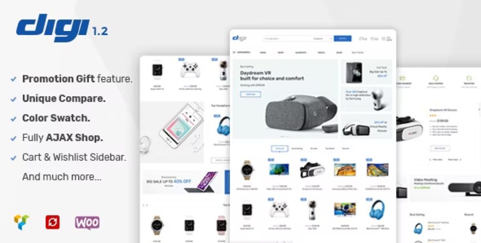 Digi Theme- Electronics Store WooCommerce Theme 1.8.6